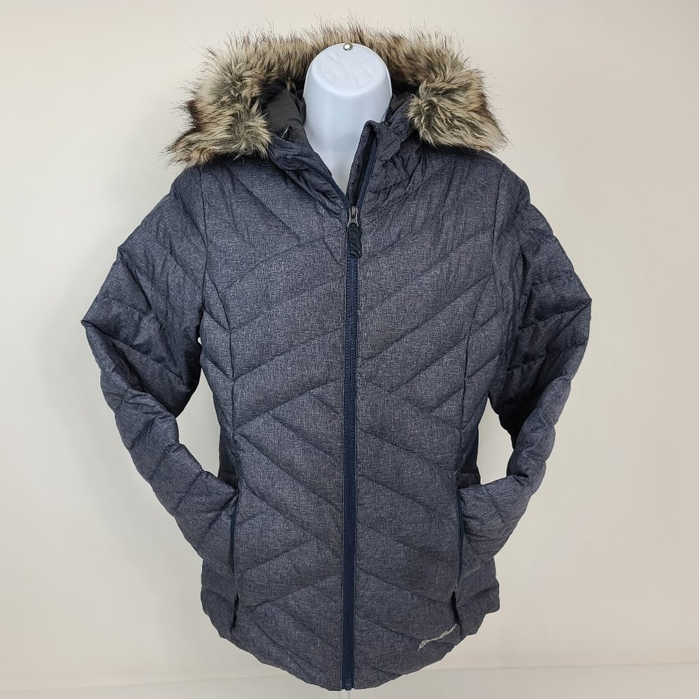 Eddie Bauer Goose Down Puff Jacket Coat